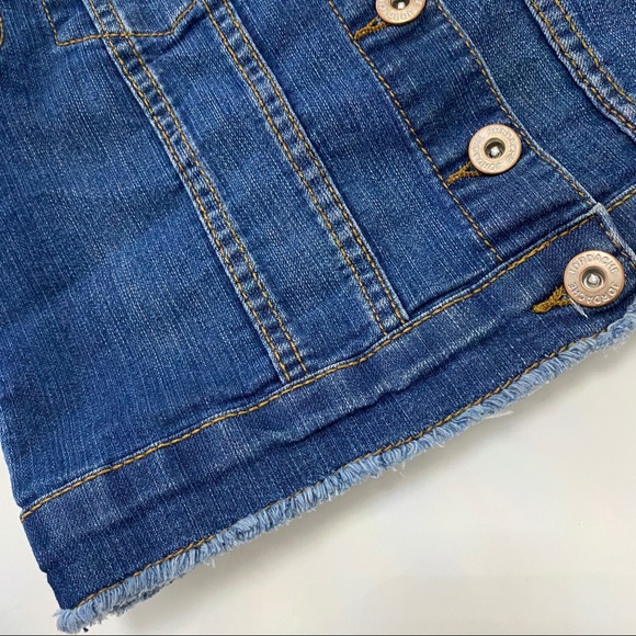 Jordache Girls Denim Studded Vest Sz 7/8 - Picture 8 of 9